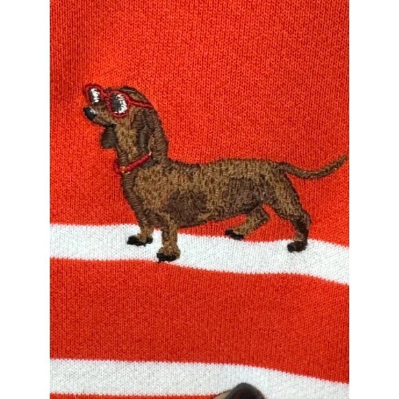 Joules Jacket Women 2 Red White Striped Oakham Full Zip Hoodie Sweatshirt Preppy - Picture 11 of 11